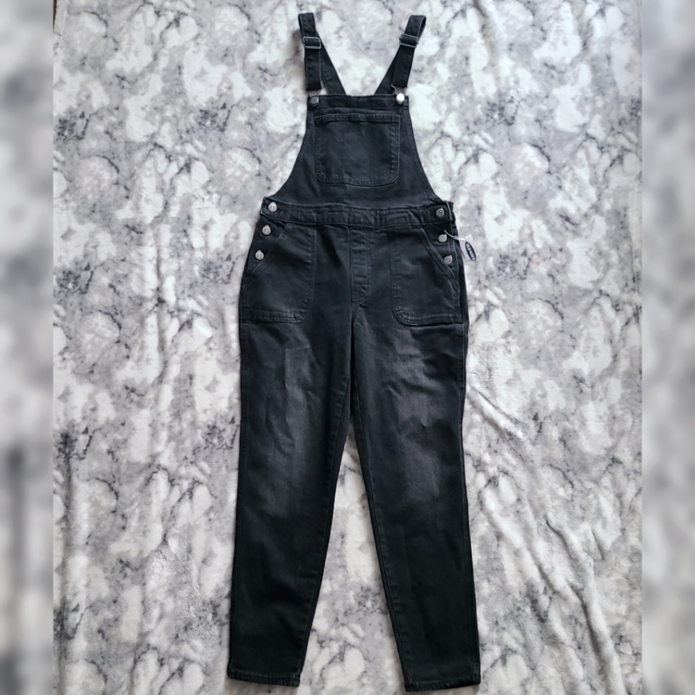 SOLD NWT Old Navy Black Overalls
